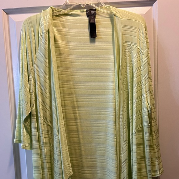 Chico's Sweaters - Chico’s Travelers Collection Packable Burnout Cardigan